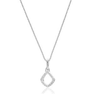 Riva Mini Kite Diamond Pendant Charm Necklace Set